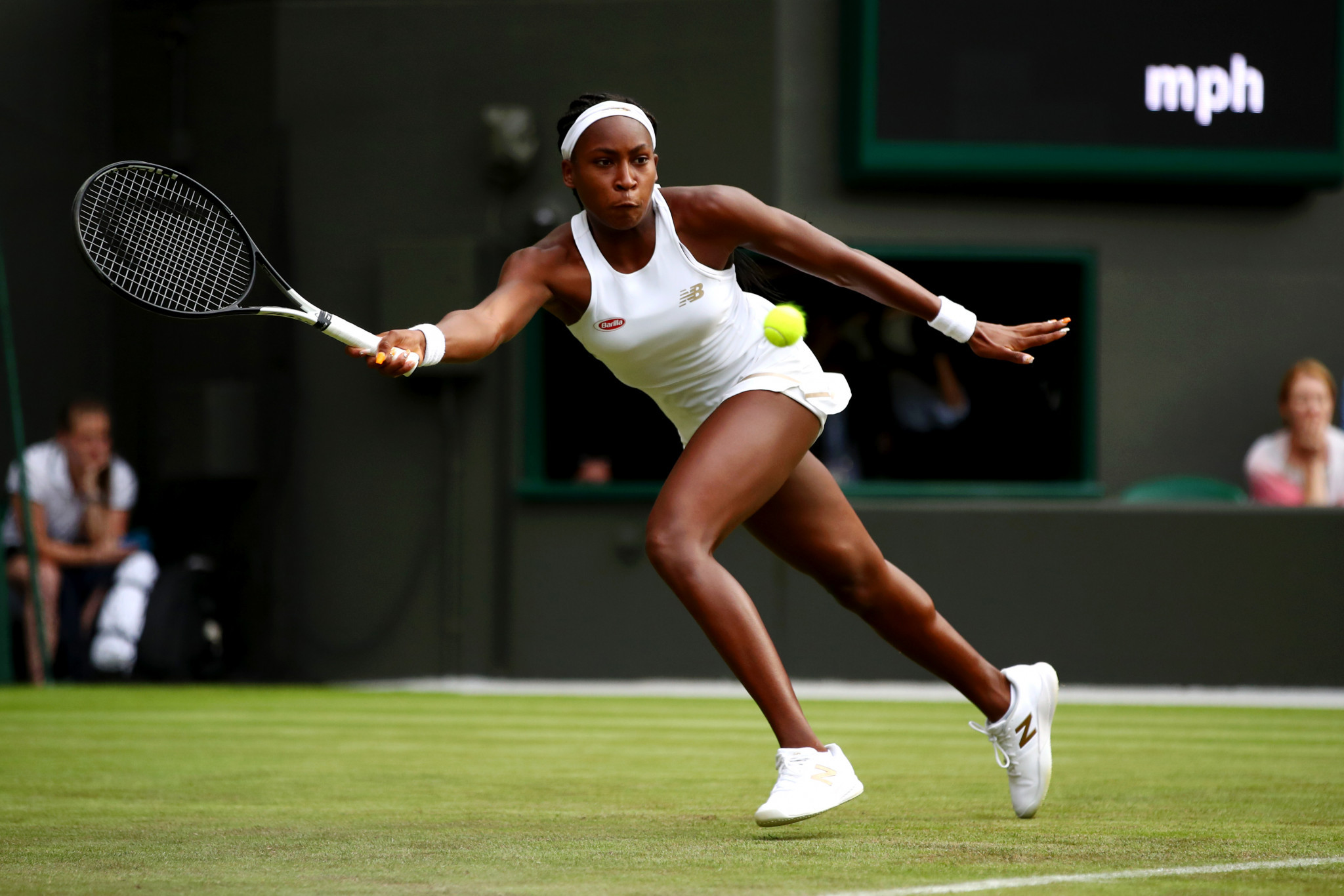 Cori Gauff, at 15 already the youngest qualifier at a Grand Slam tournament in the 41-year history of the Open era, caused an even bigger shock by beating fellow American Venus Williams ©Getty Images