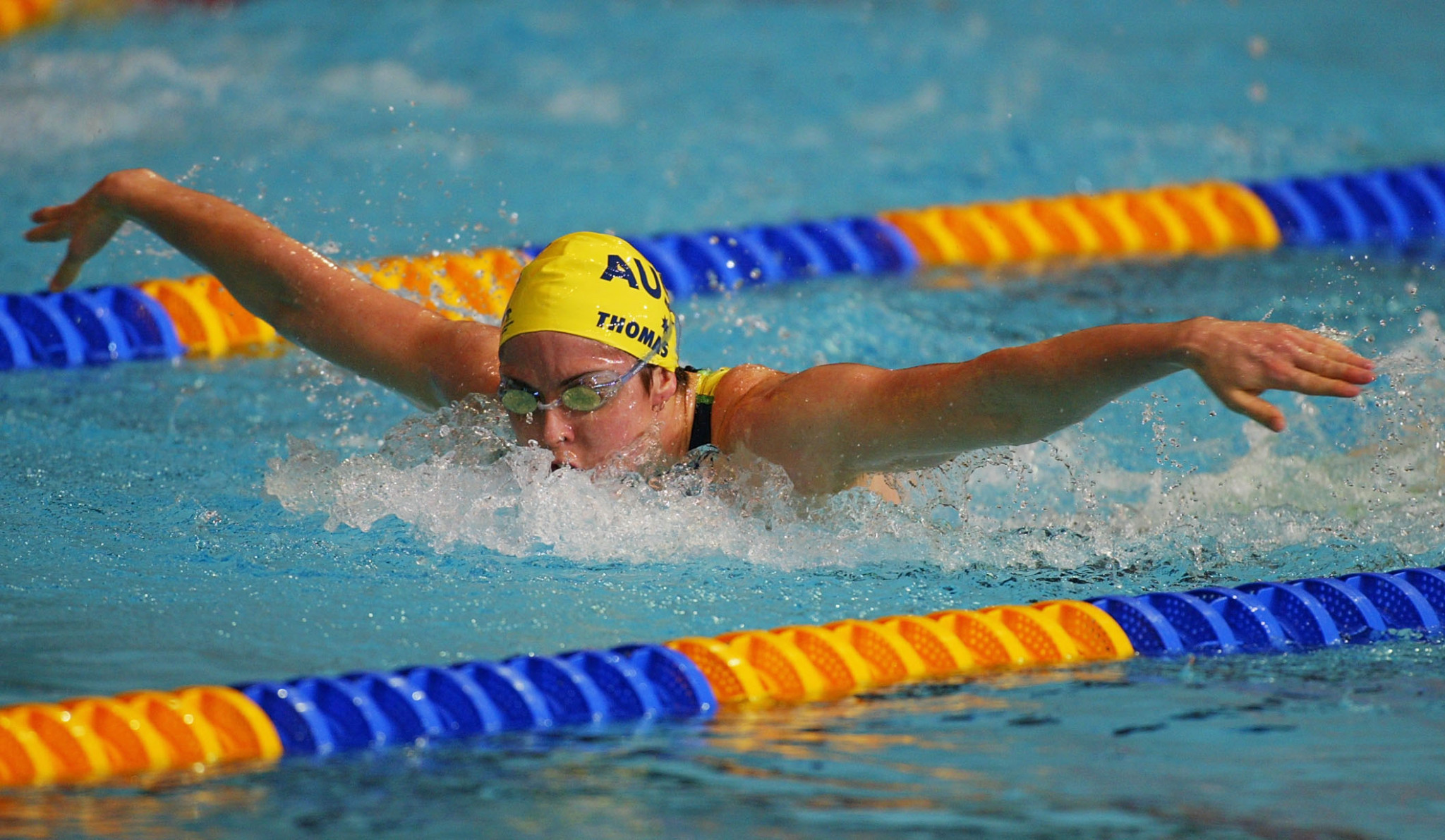 Australia's Petria Thomas won seven Commonwealth Games medals at Manchester 2002, including five golds ©Getty Images