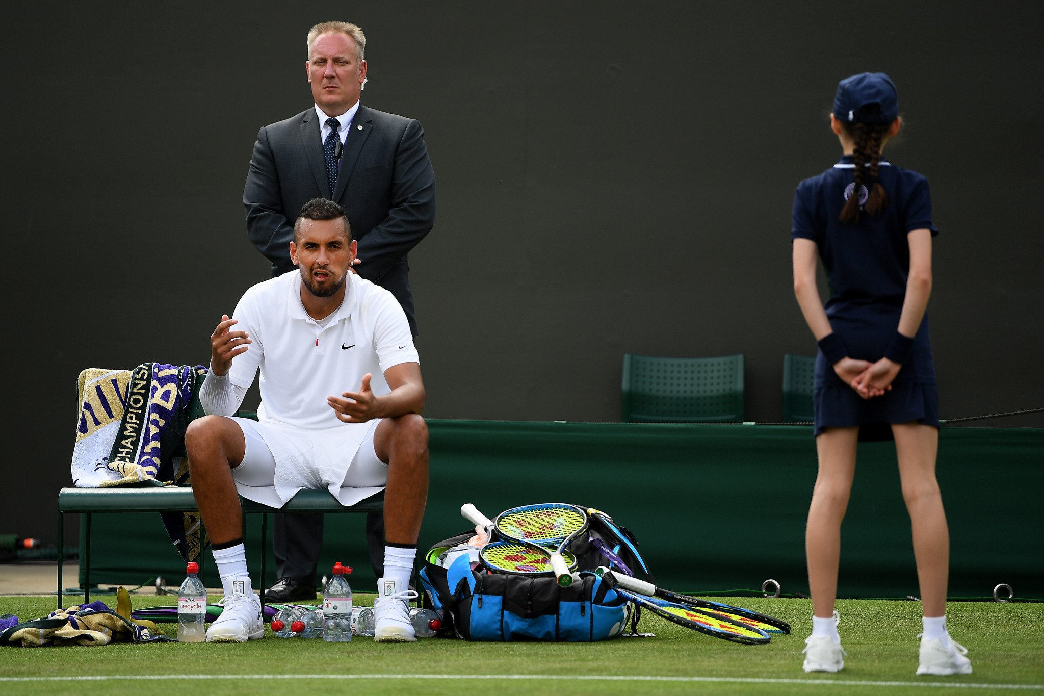 Awaiting the Spaniard in the second round is controversial Australian Nick Kyrgios, who he accused of lacking respect earlier this year after losing against him ©Getty Images