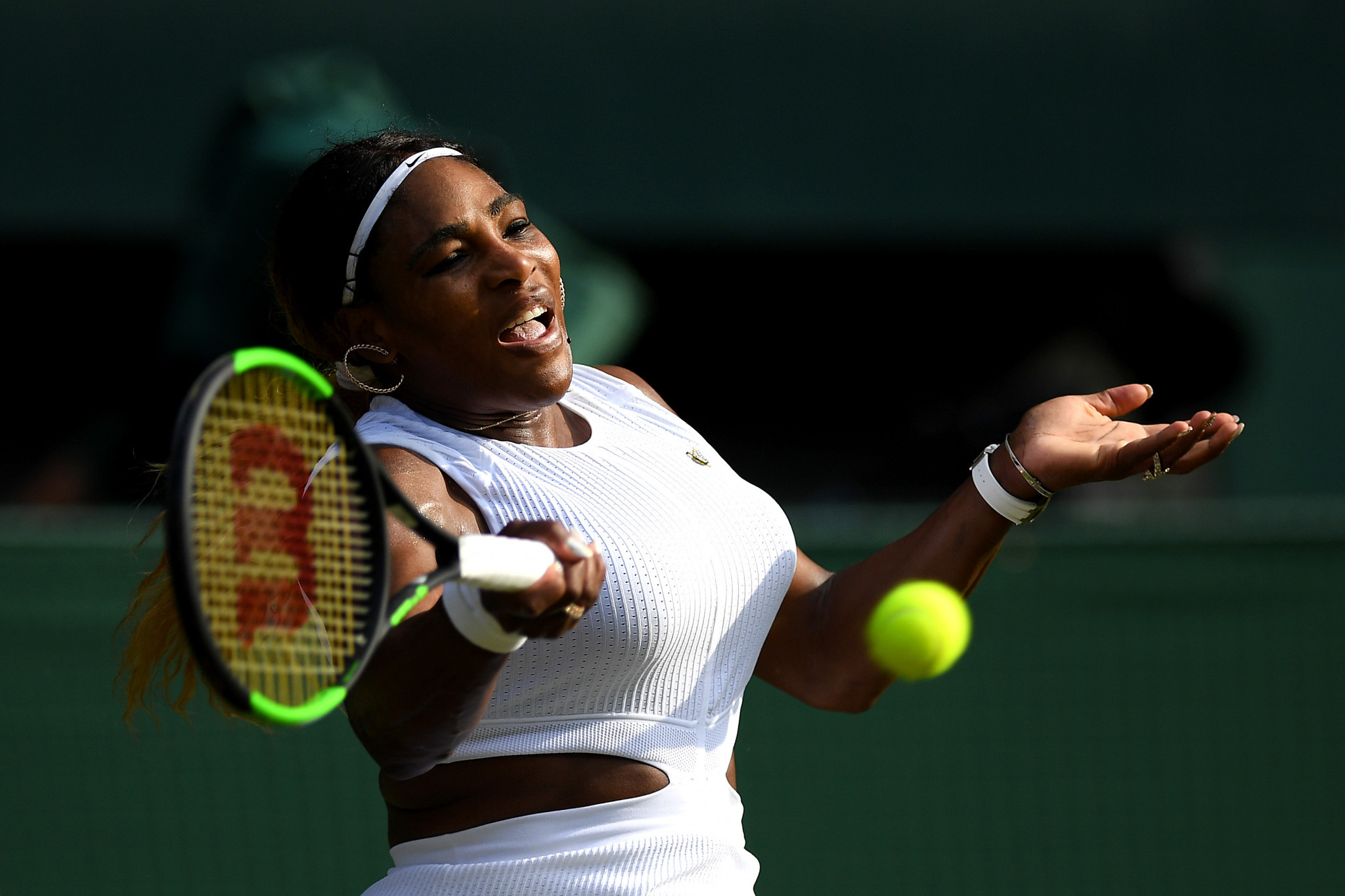 Seven-time Wimbledon champion Serena Williams moved into the second round of the women's singles event with a comfortable victory over Italy's Giulia Gatto-Monticone ©Getty Images