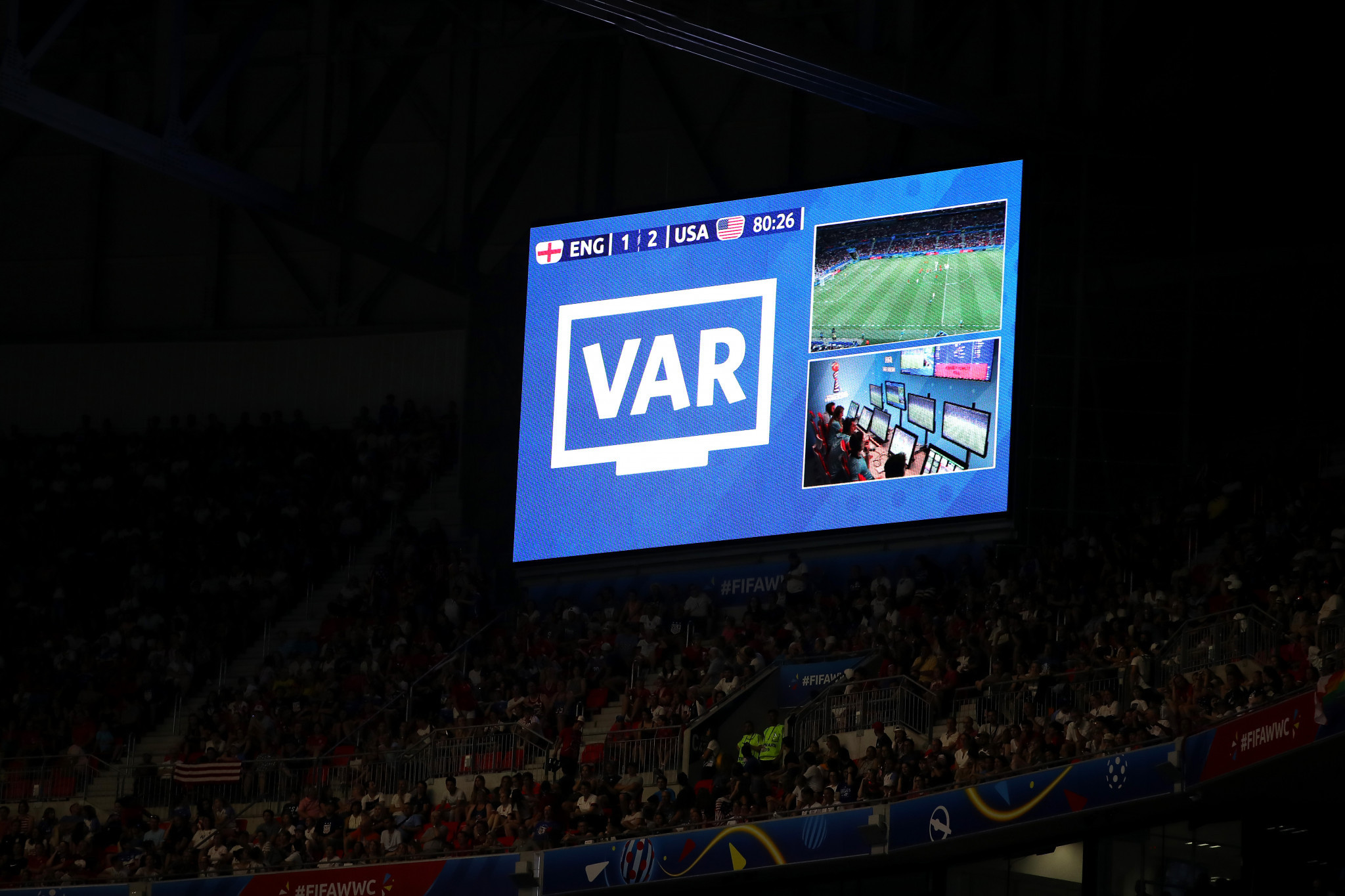 England were then awarded a penalty by VAR ©Getty Images