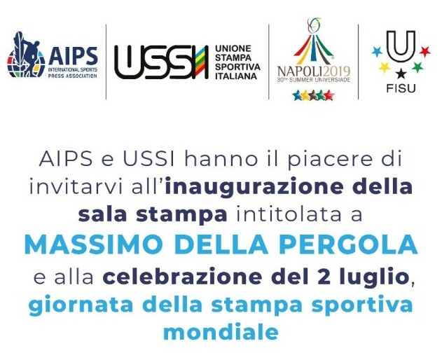 The Main Press Centre for the 2019 Universiade has been named after Massimo Della Pergola, a man closely involved in the first Games in Turin in 1959 ©Twitter