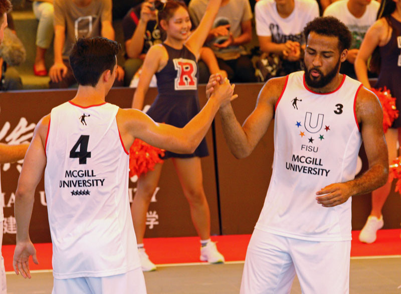 Qiaodan Sports provide the official apparel for FISU competitions such as the 3x3 Basketball World University League ©FISU