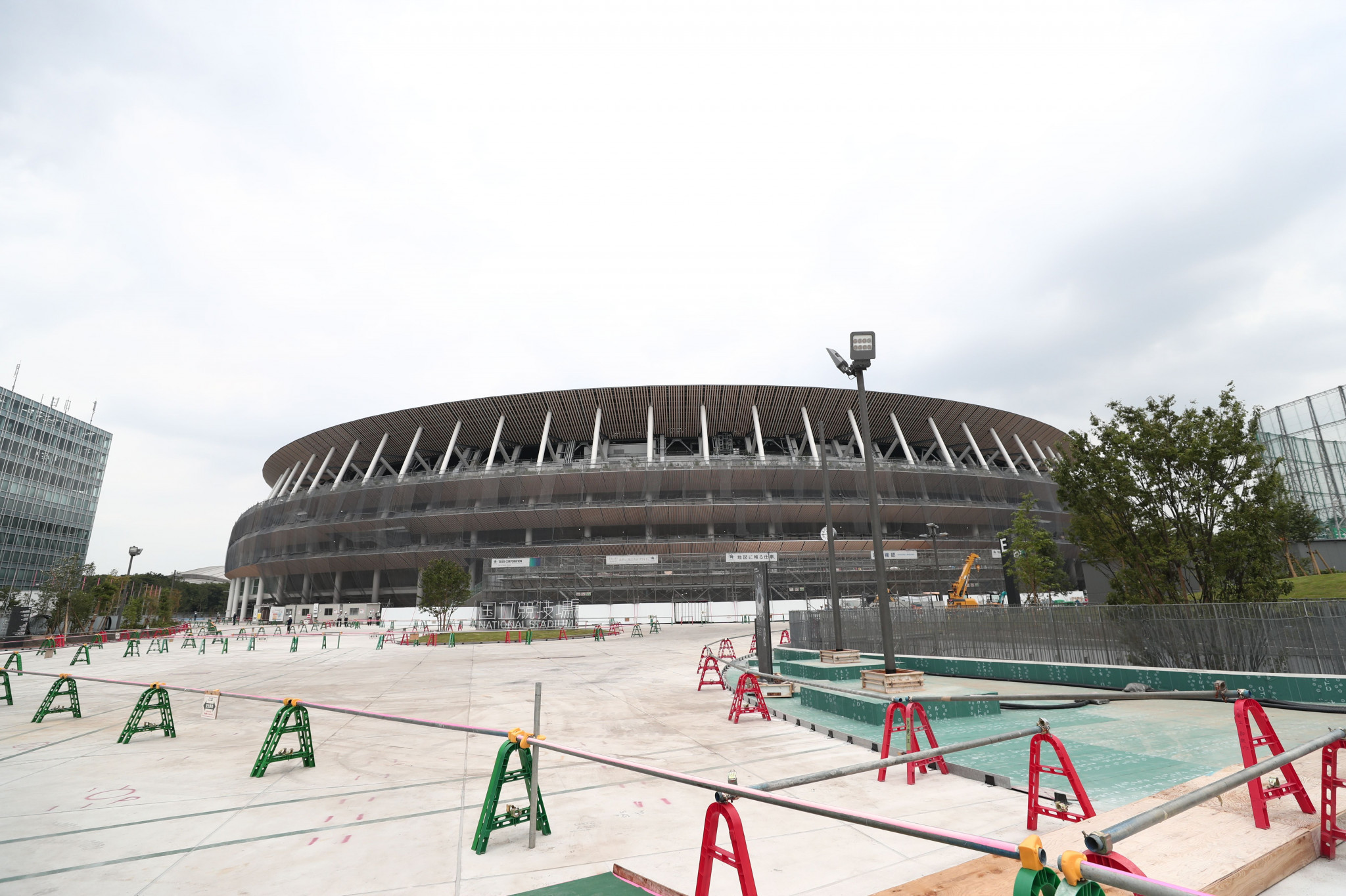 The National Stadium being built for next year's Olympic and Paralympic Games in Tokyo is 90 per cent complete ©Getty Images