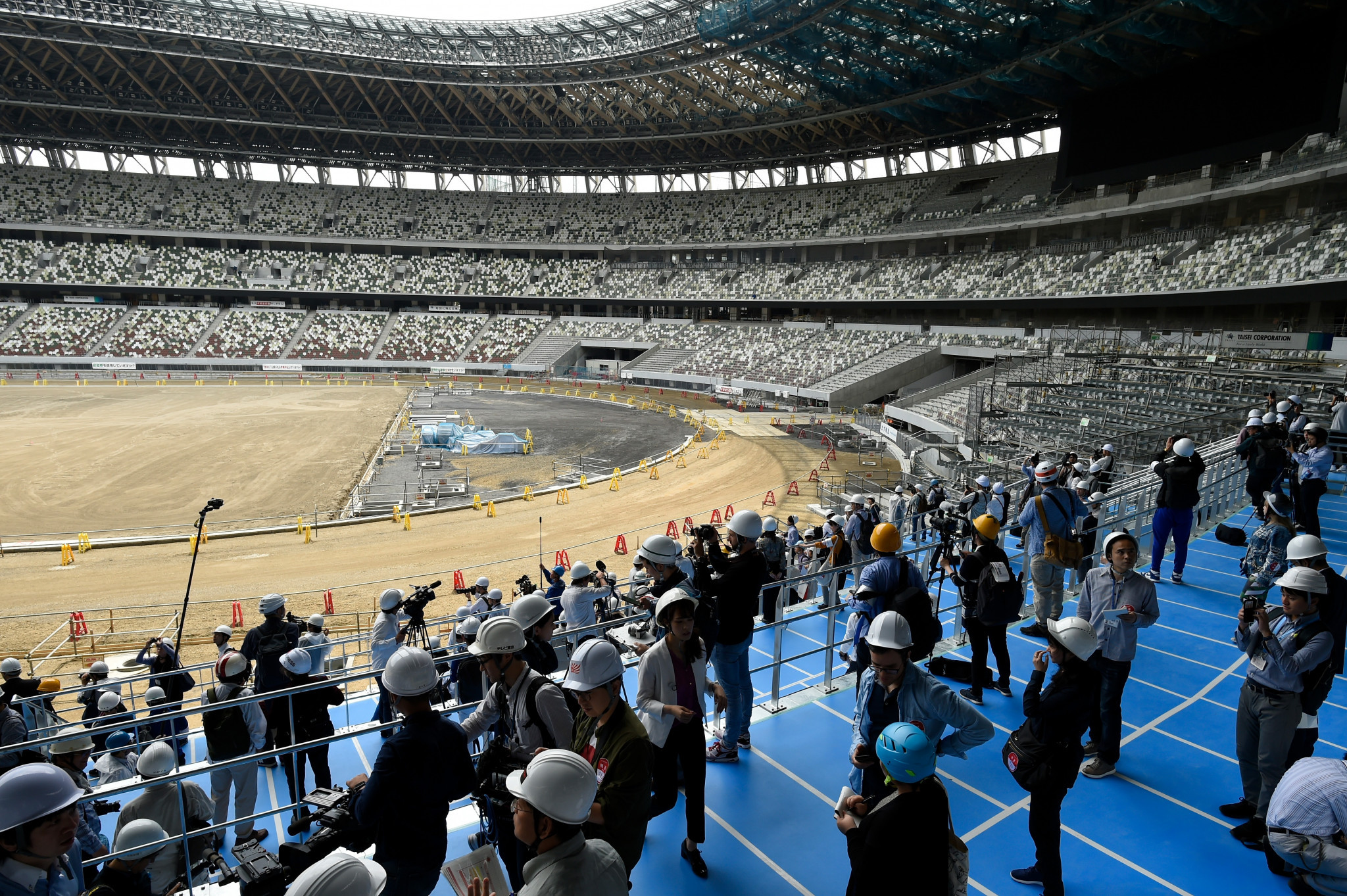 New images of the National Stadium in Tokyo 2020 have been released today ©Getty Images