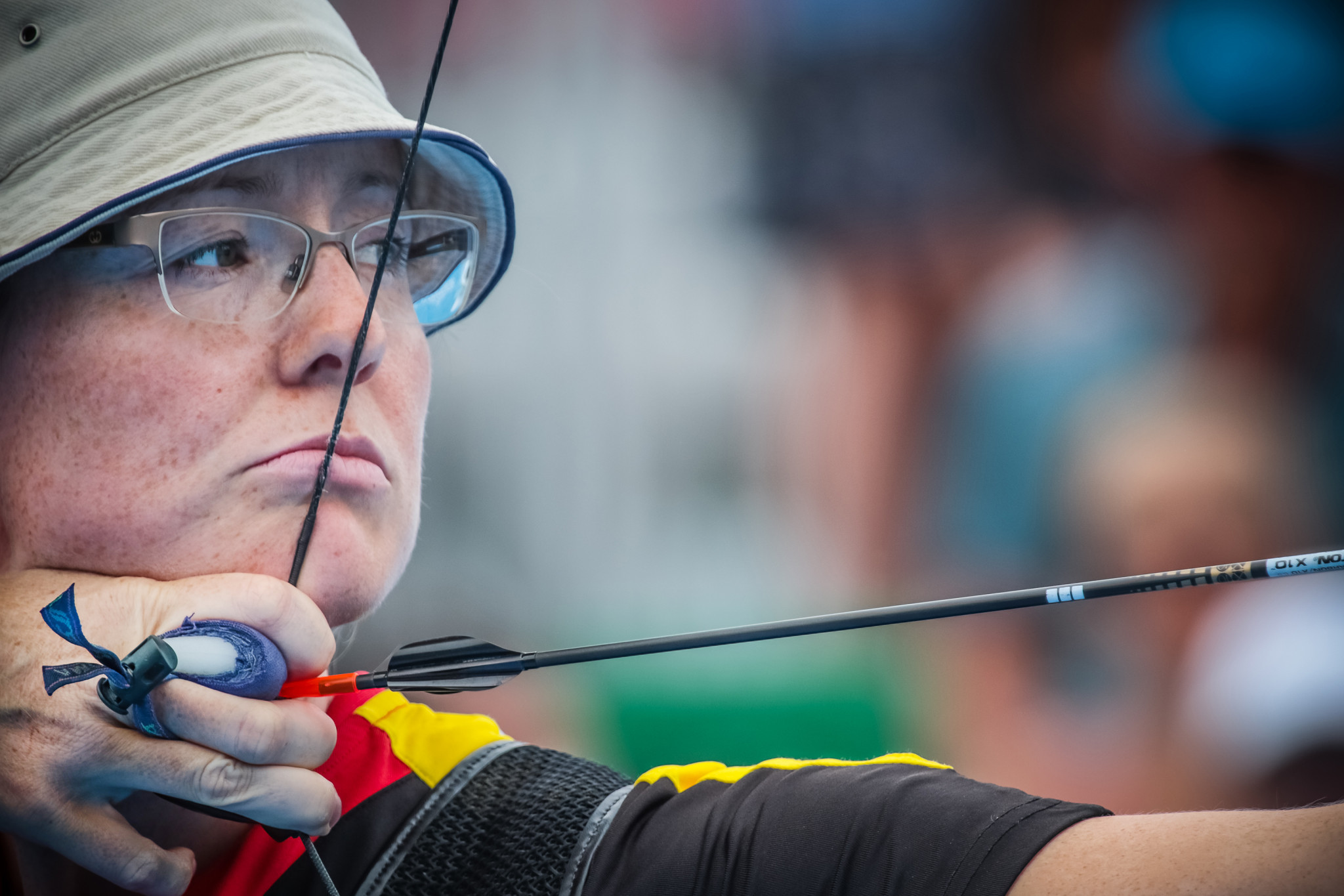 Olympic silver medallist Lisa Unruh progressed in the women's recurve competition ©Getty Images