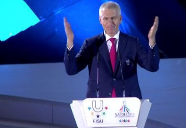 International University Sports Federation President Oleg Matytsin called on athletes to become better versions of themselves by the end of the Universiade ©FISU