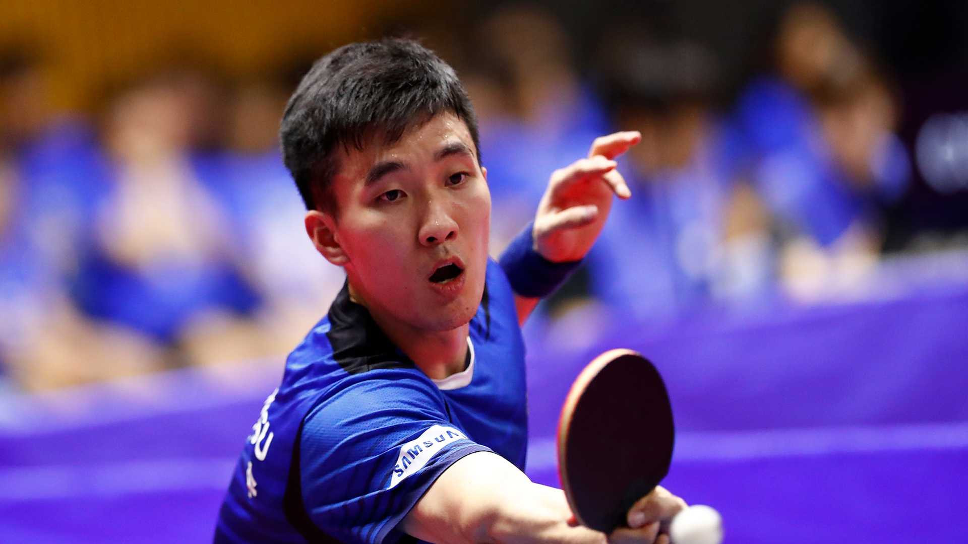 Portugal’s Marcos Freitas caused an early upset in the men's singles event at the ITTF Korea Open as he beat Lee Sang-su ©ITTF 