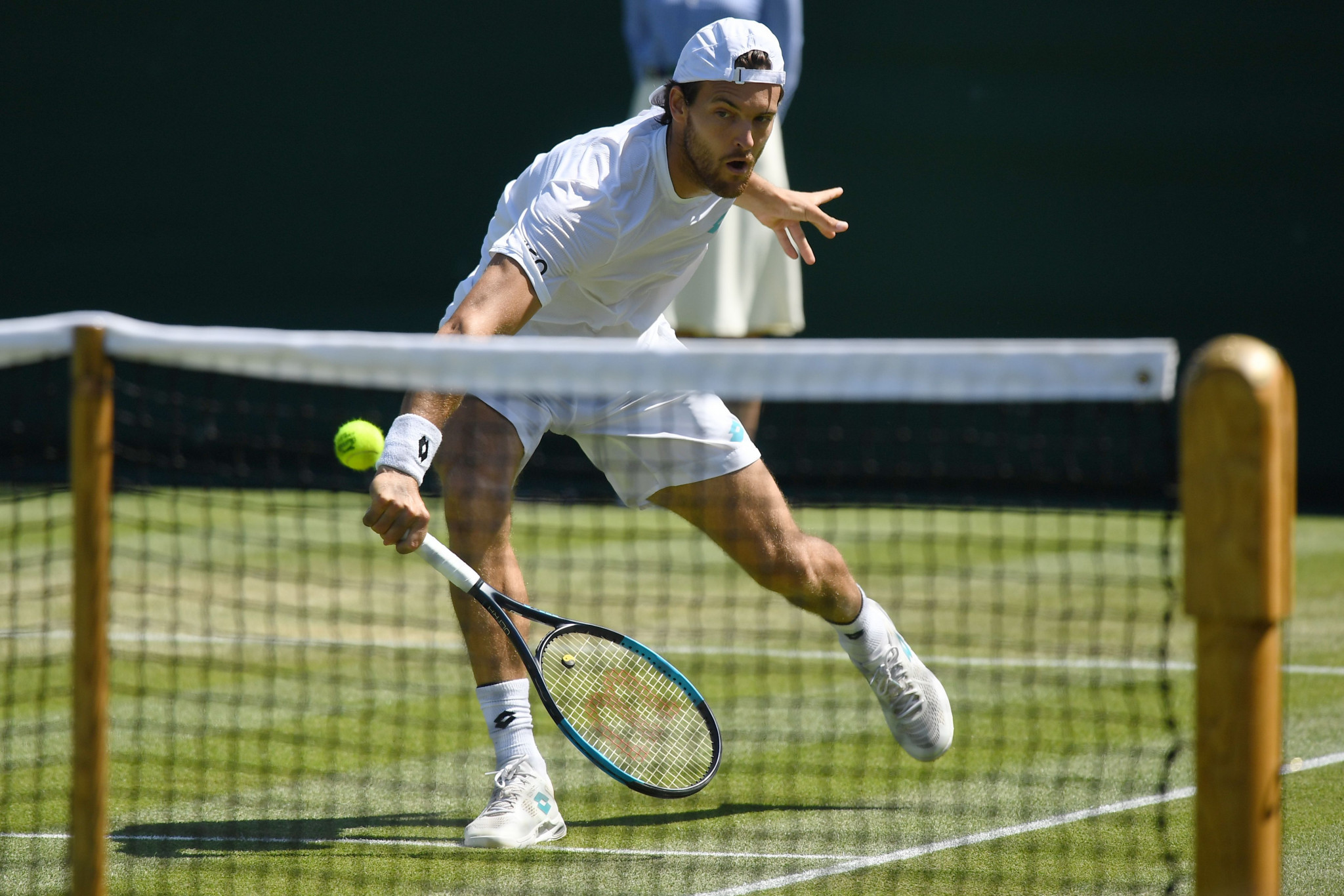Joao Sousa caused an upset as he beat 13th seed Marin Cilic ©Getty Images