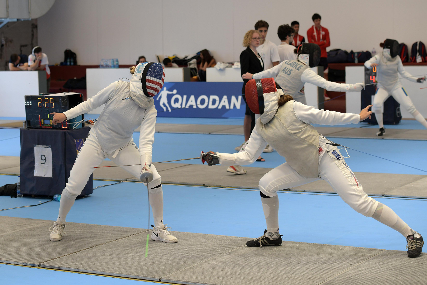 CUS Salerno hosted the second day of fencing ©Naples 2019