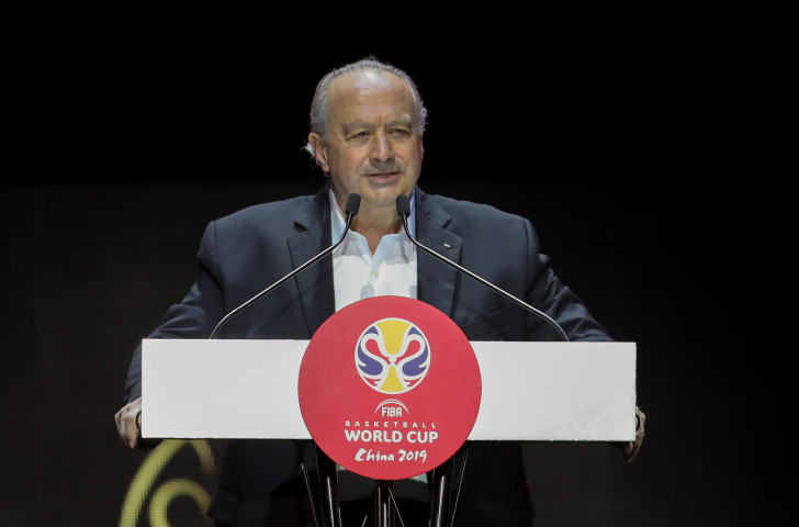 FIBA President Horacio Muratore, who watched today's action in Heraklion, spoke about his hopes for the future of basketball's worldwide youth development ©FIBA