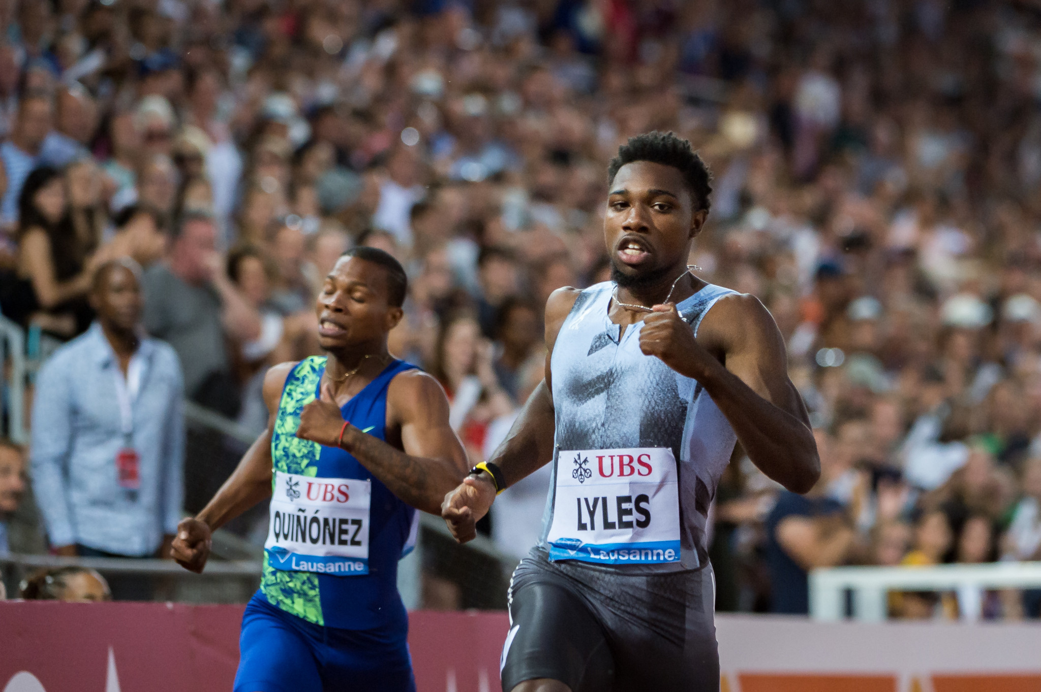 Lyles wins Lausanne Diamond League 200m in fourth-fastest time in history