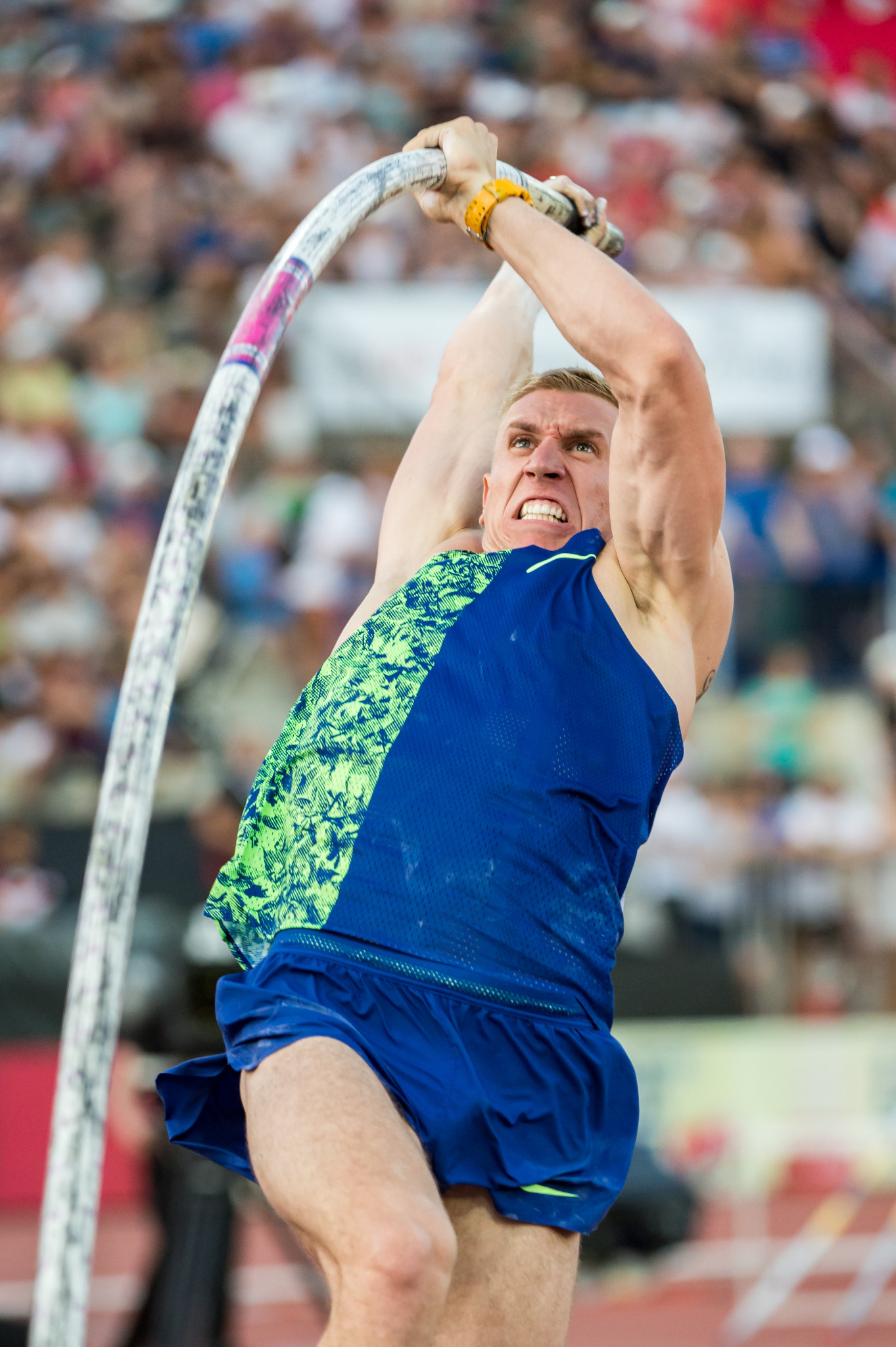 Poland's Piotr Lisek won the pole vault at the IAAF Diamond League in Switzerland in a personal best 6.01 metres ©Getty Images