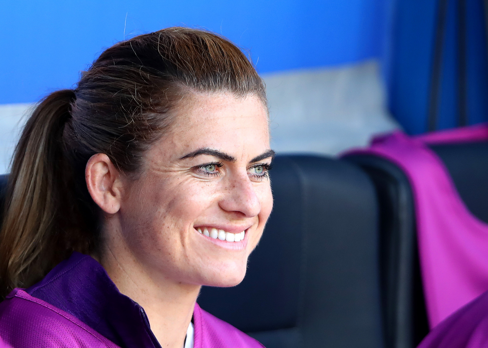 England's Karen Carney came off the bench to make her final appearance for her country ©Getty Images