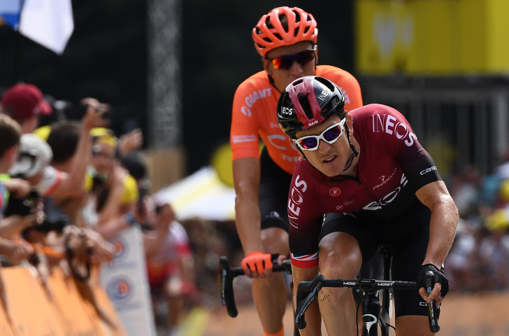 Defending champion Geraint Thomas finishes the opening stage of the Tour de France in 111th place after suffering a late crash – but he will not lose time as the spill occurred less than 3km from the end  ©Getty Images