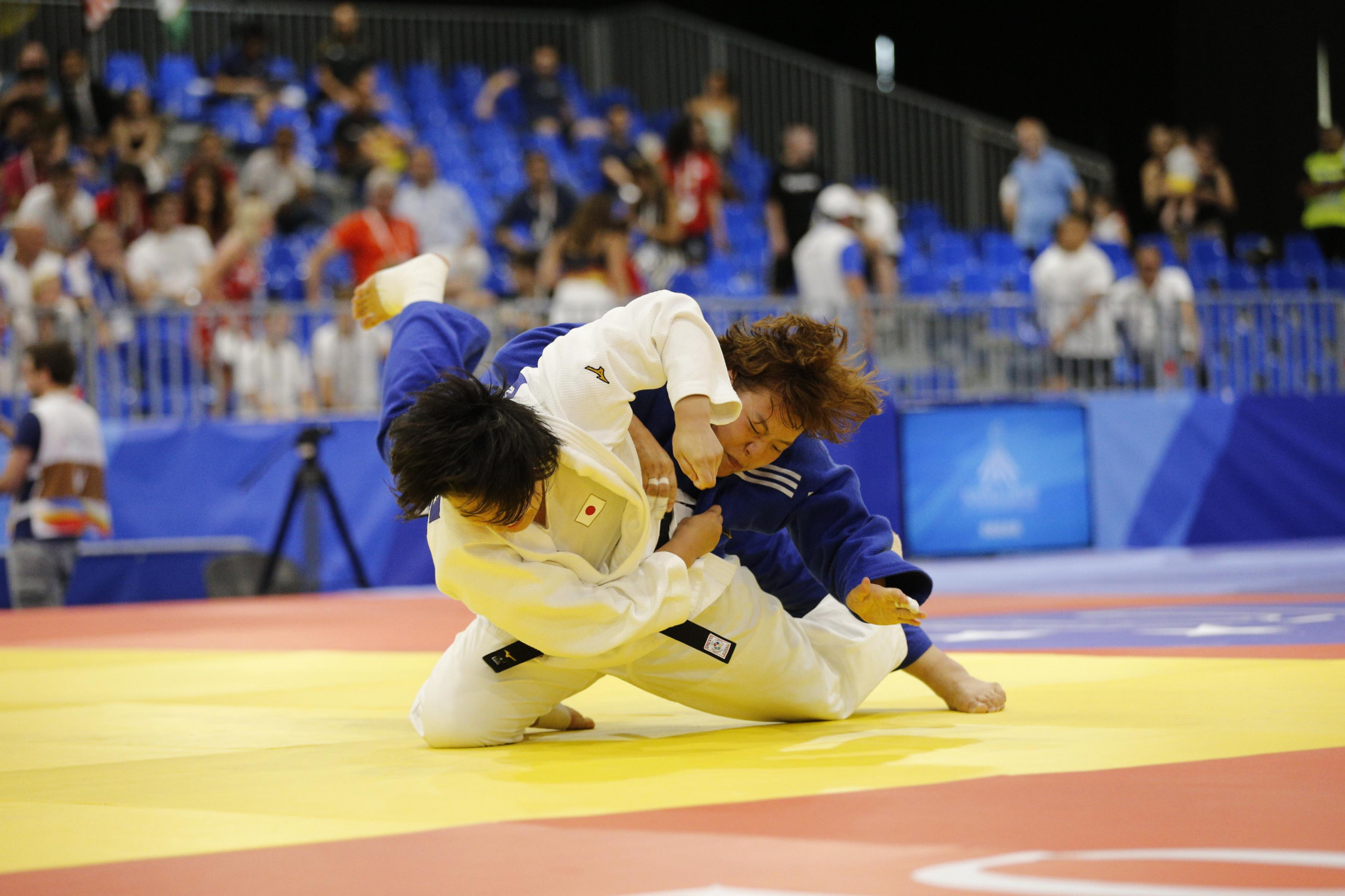 Japan's Ranto Katsura continued her country's dominance in judo, winning the women's under-52kg ©Naples 2019