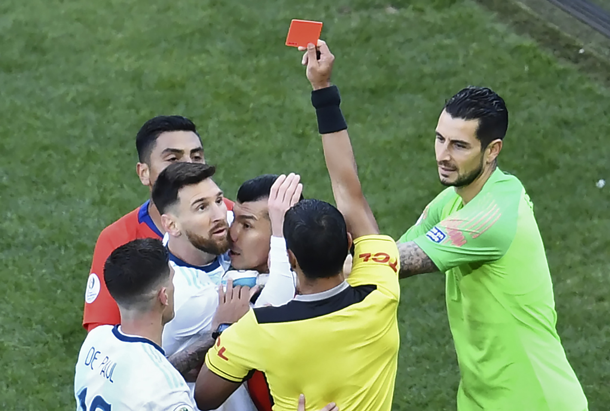 Messi accuses Copa América officials of corruption as red card overshadows Argentina's bronze