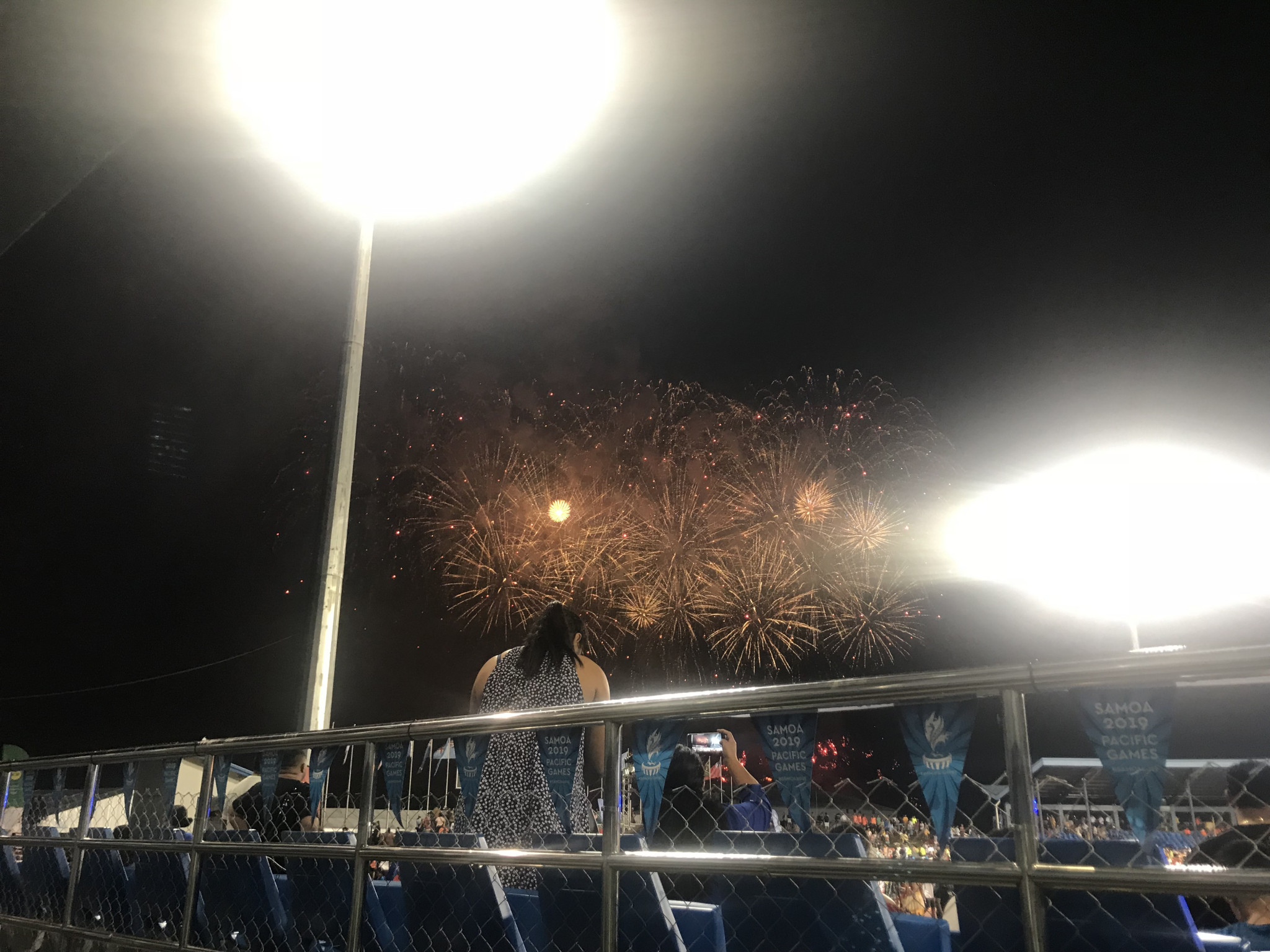 The Opening Ceremony concluded with a huge 20-minute long fireworks display ©ITG