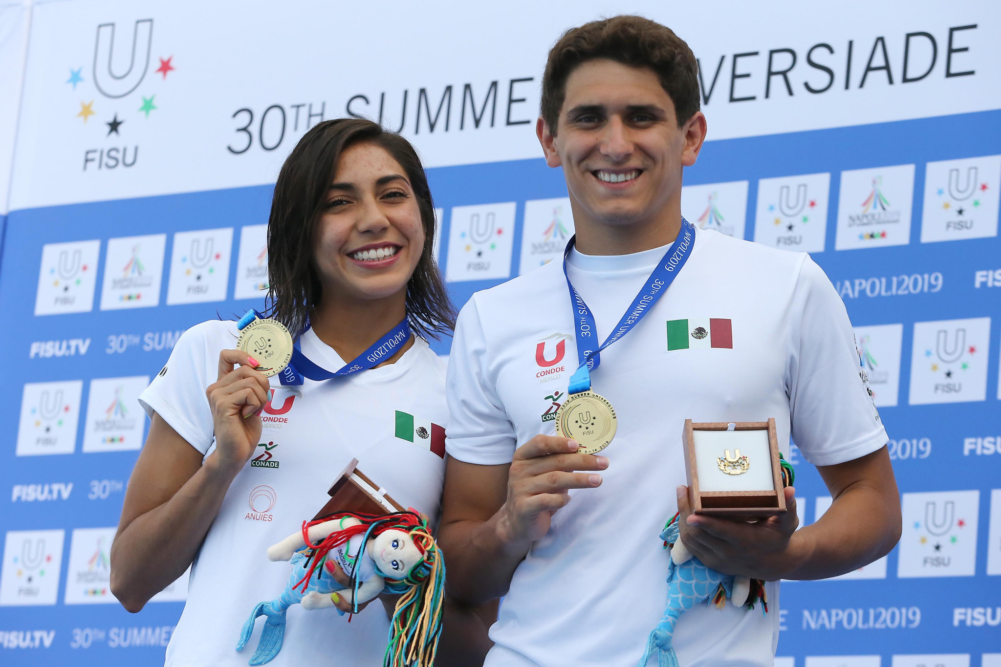Mexico halted China's diving domination with two golds at Mostra d'Oltremare ©Naples 2019