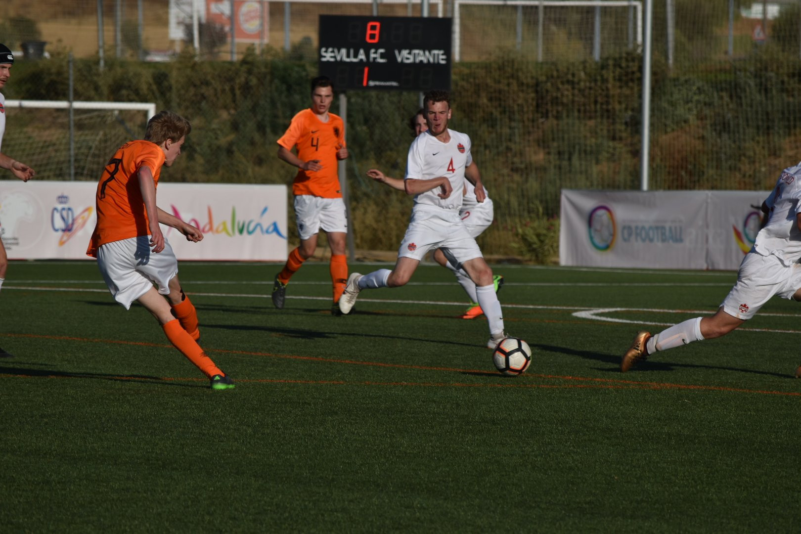 Netherlands won their opening game of the IFCPF World Cup ©IFCPF/Twitter