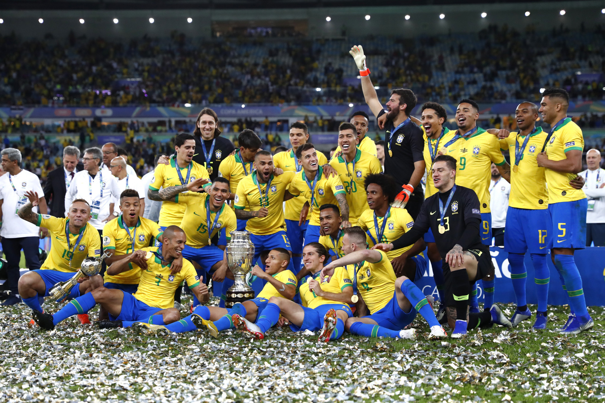 Brazil won the Copa América after beating Peru ©Getty Images
