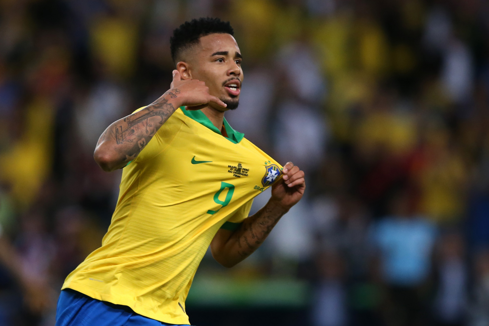 Gabriel Jesus was centre stage with a goal, assist and red card ©Getty Images