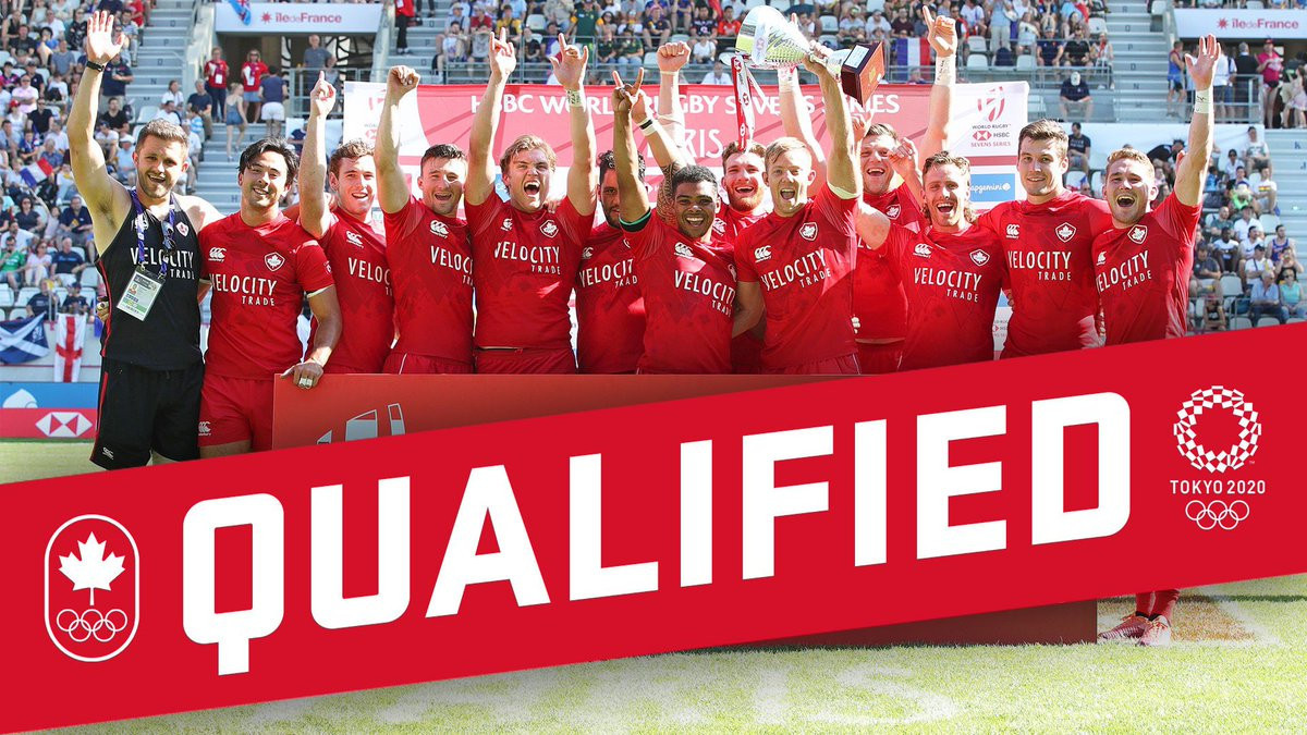 Canada's men have qualified for the Tokyo 2020 rugby sevens tournament ©COC