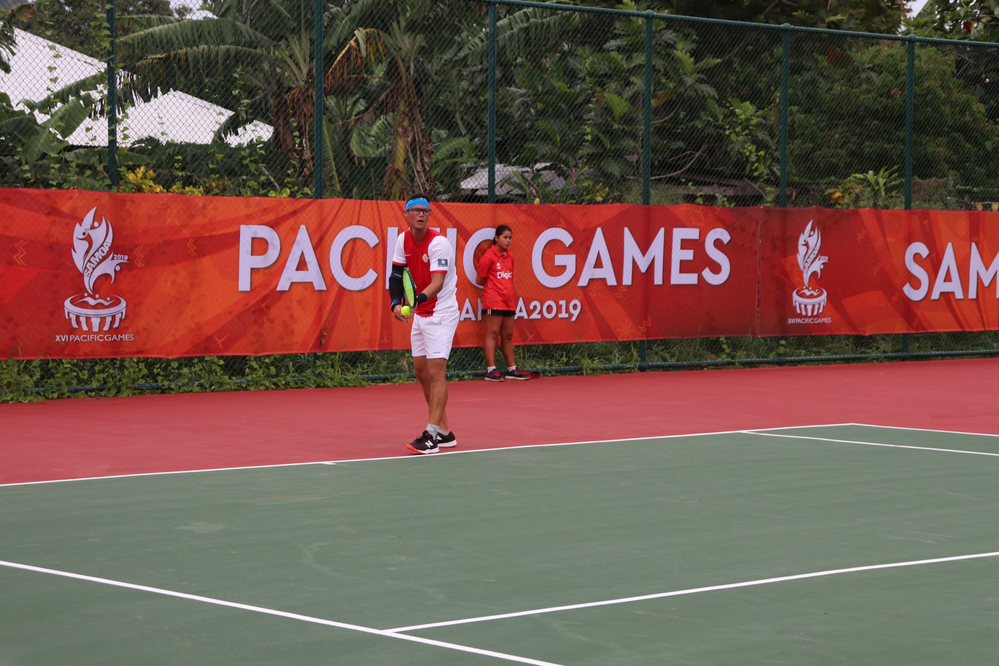 The preliminary stages of tennis competition began ©Samoa 2019