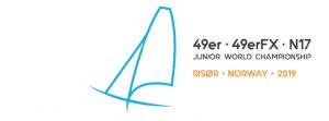 Action concluded today at the Junior World Sailing Championship in Risør ©Risør 2019