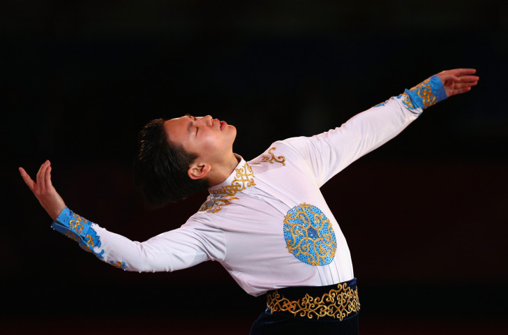 Olympic figure skating medallist, poet and songwriter Denis Ten of Kazakhstan has had a memorial celebrating his life and achievements unveiled in Almaty ©Getty Images