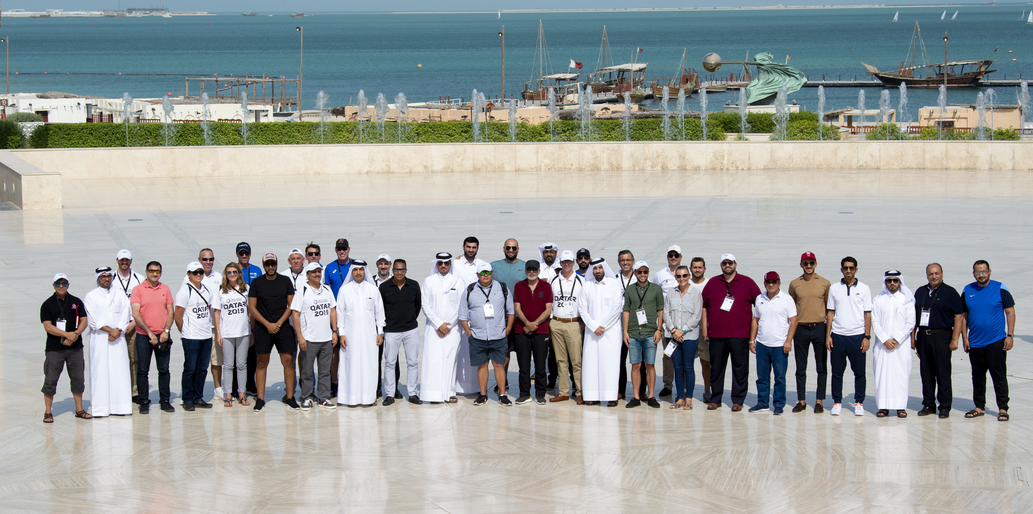 Officials were given a tour of venues and were updated on progress for the event by the Organising Committee ©ANOC