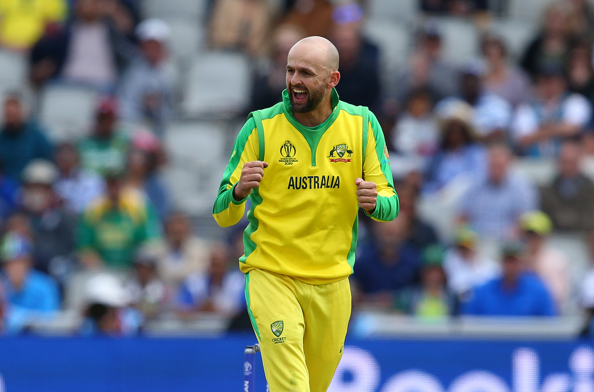Australia spinner Nathan Lyon has claimed the Cricket World Cup is England's to lose ahead of their semi-final ©Getty Images