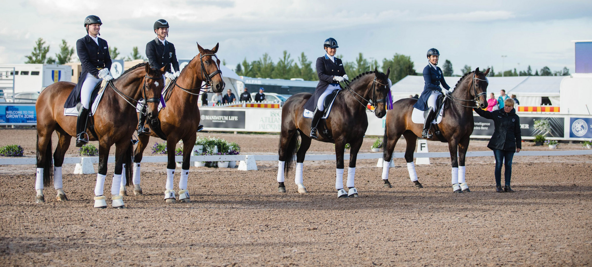 Sweden came out on top at the 2019 FEI Dressage Nations Cup event in Järvenpää ©FEI