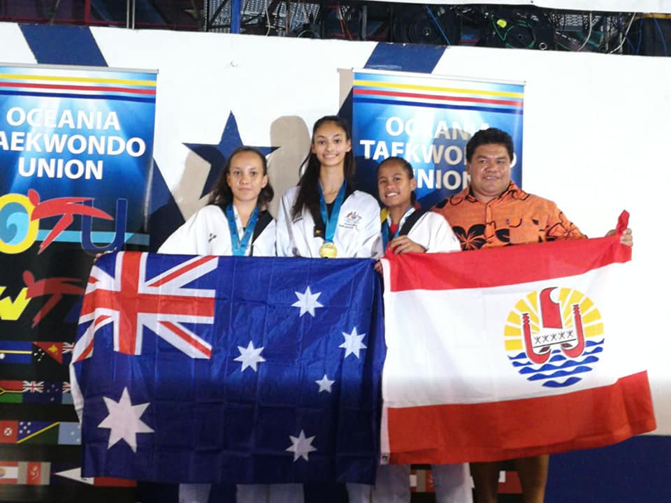 Australia dominated last year's event in Tahiti ©Taekwondo Australia/Facebook