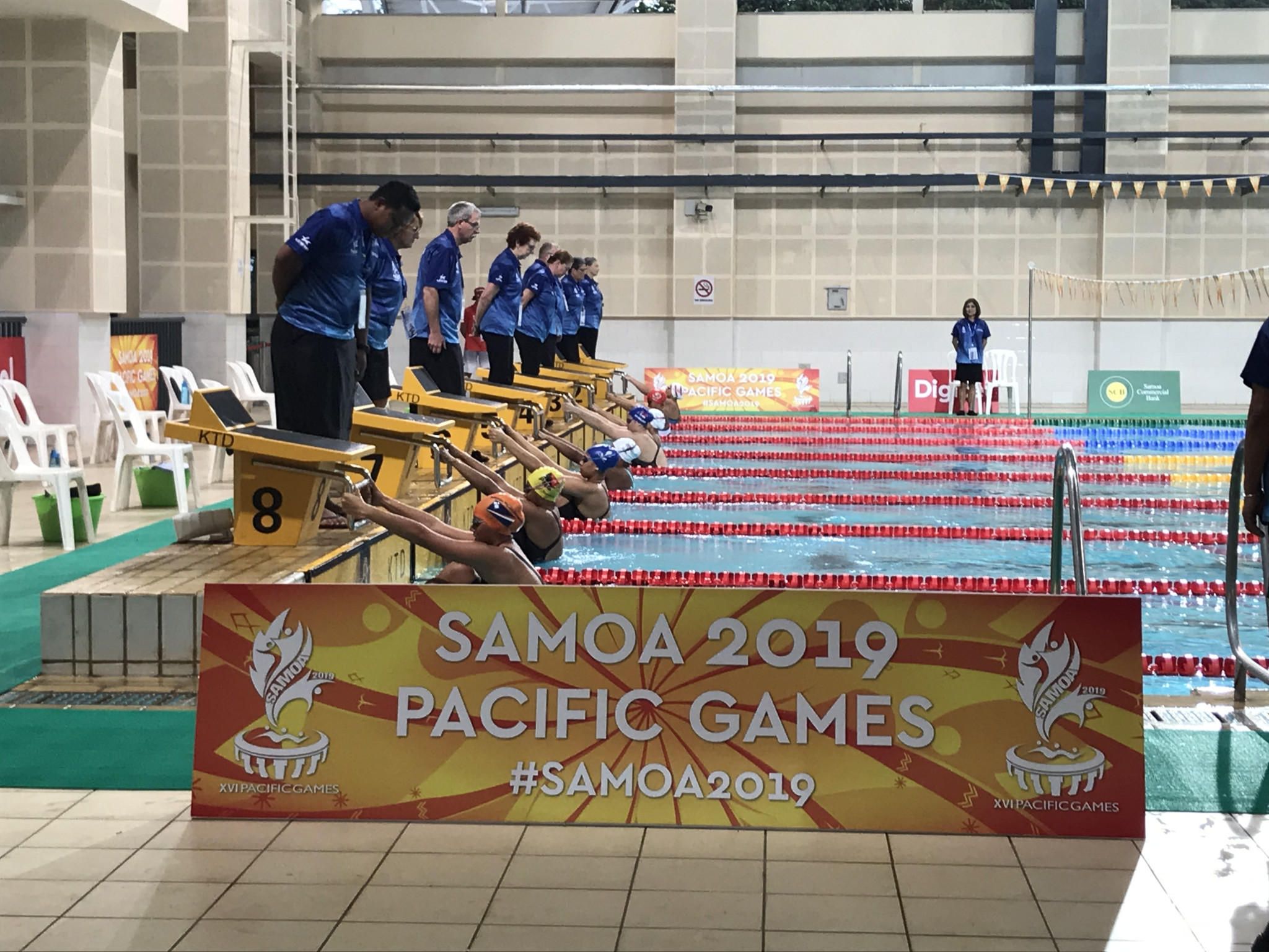 New Caledonia dominated the second day of swimming at the 2019 Pacific Games ©ITG