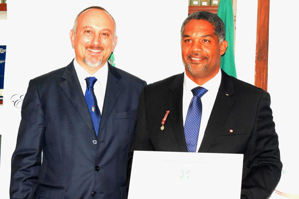 Uganda Olympic Committee head receives service honour from Italian President