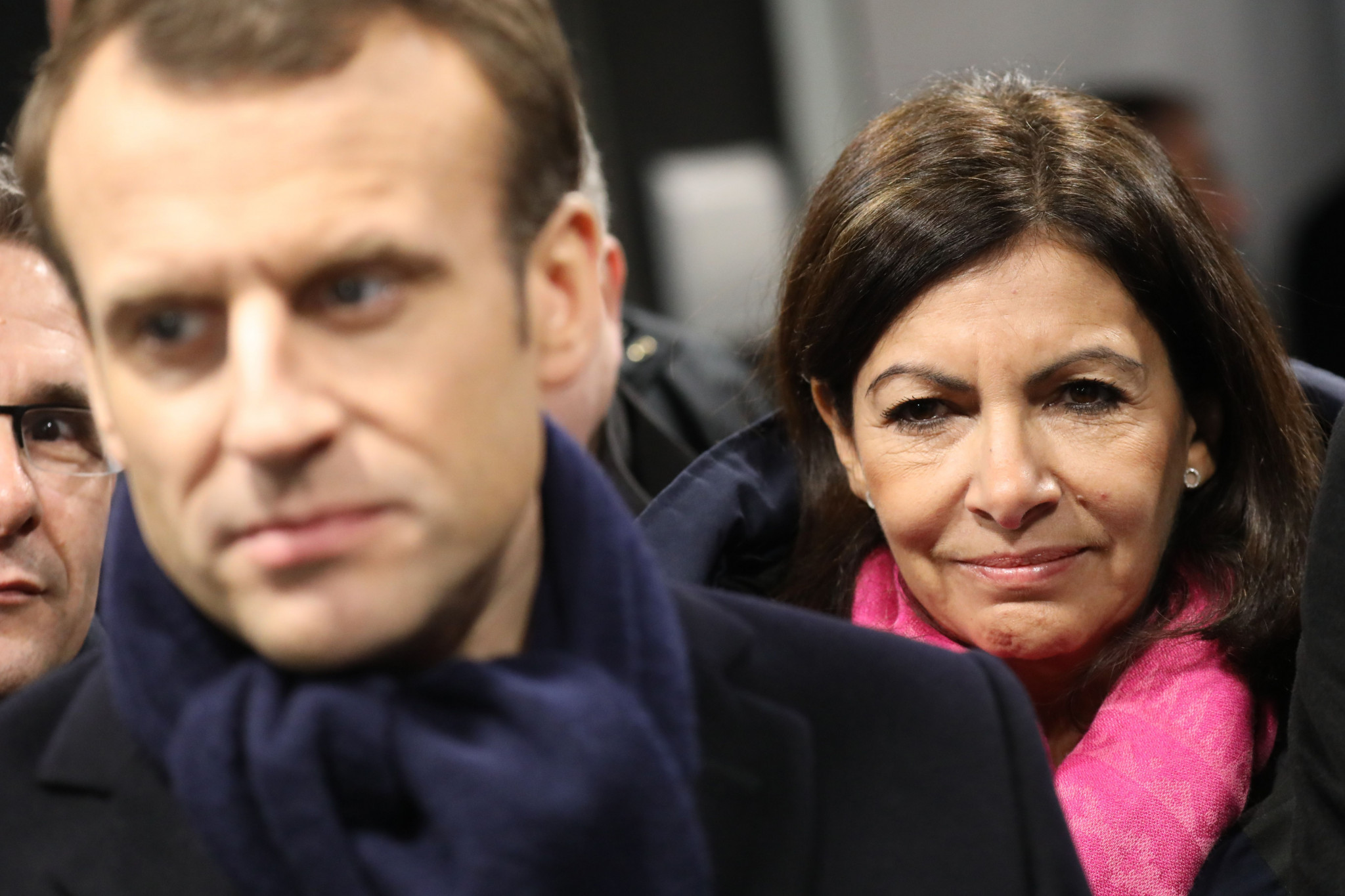 Emmanuel Macron and Anne Hidalgo are involved in a skirmish over Paris 2024 sponsorship money ©Getty Images