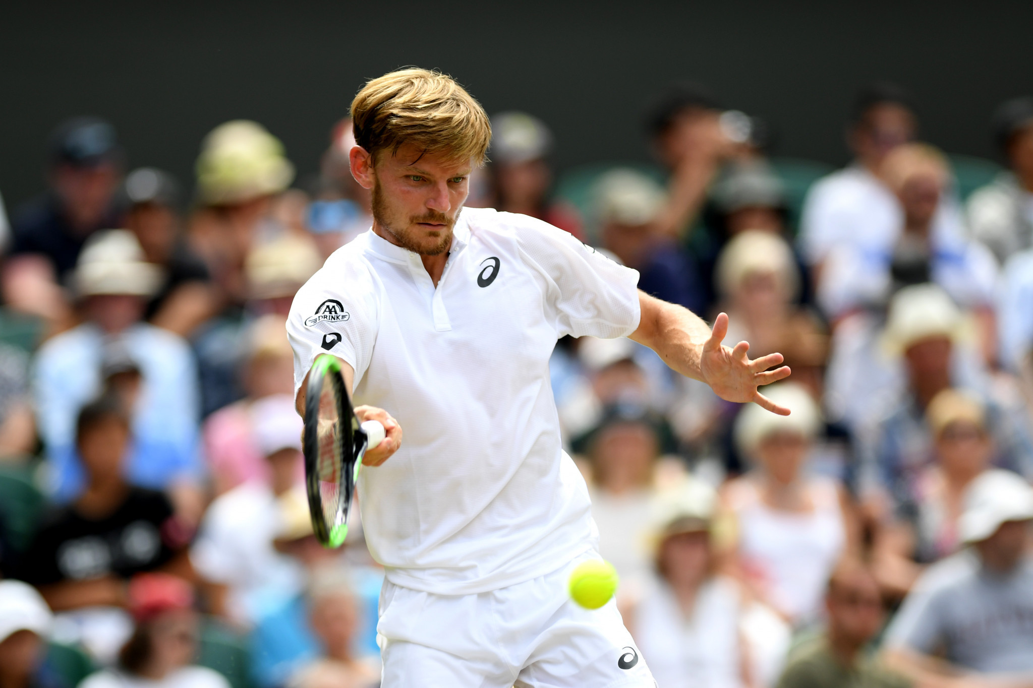 Belgium's Goffin started well, going a break up in the first set ©Getty Images