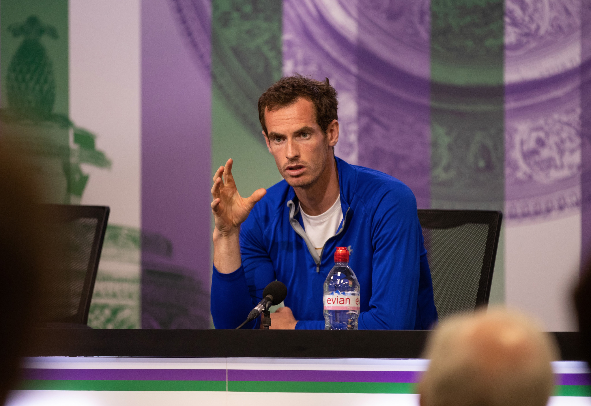 Andy Murray reminded a journalist about the women's game after losing his Wimbledon title in 2017 ©Getty Images
