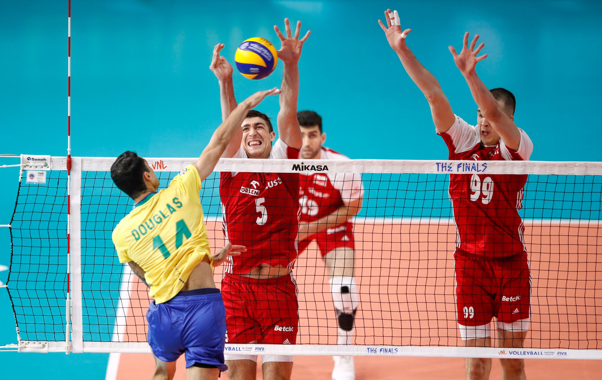 Poland won an epic contest against Brazil ©Getty Images