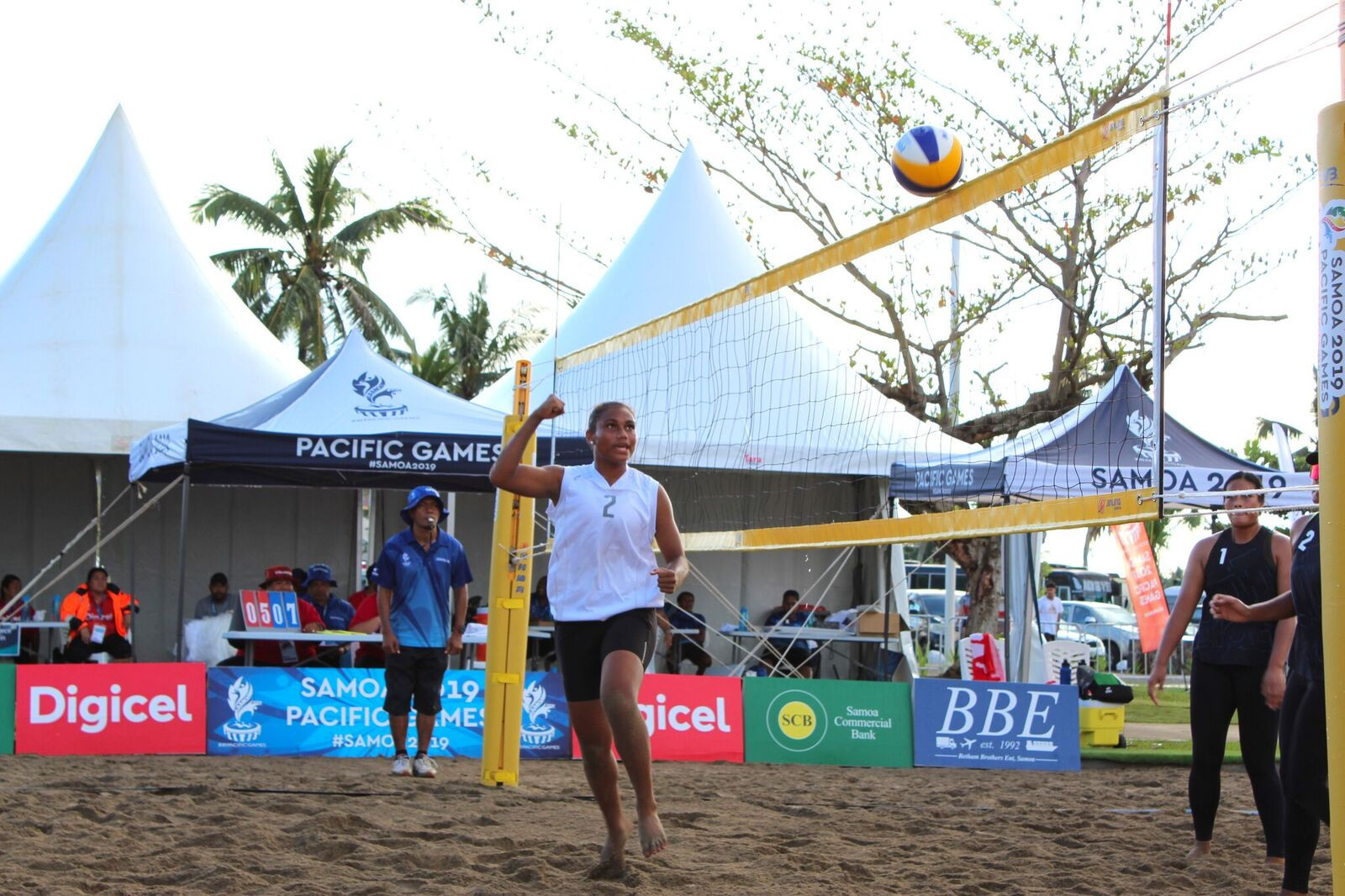 The beach volleyball competition is into the final stages and will conclude on Friday ©Games News Service