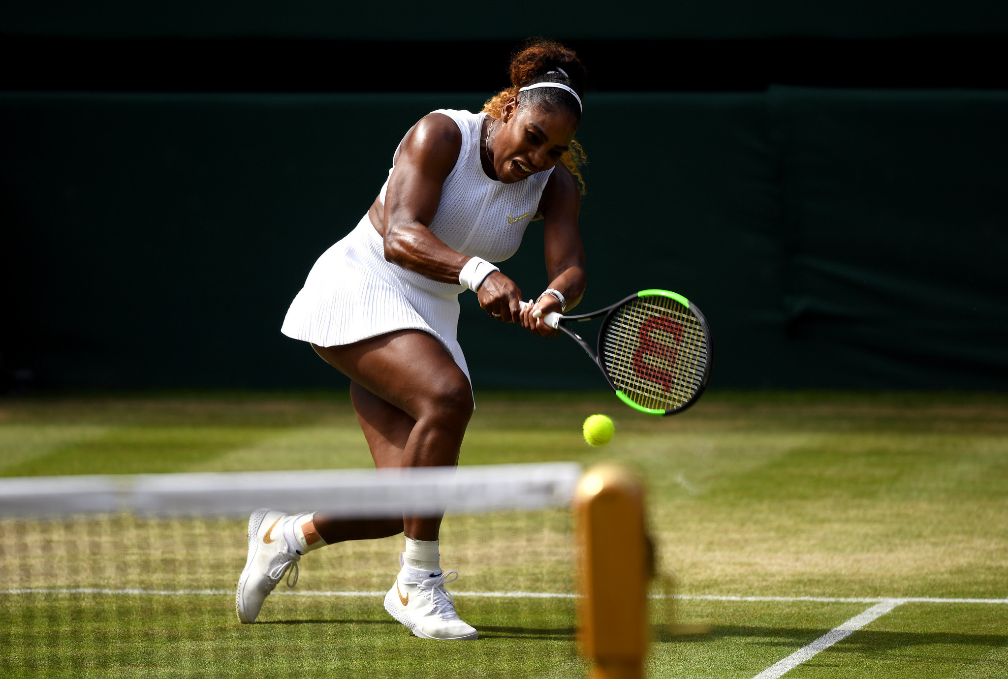 Seven-times champion Serena Williams powered into the final with an easy victory over Czech Republic's Barbora Strýcová ©Getty Images