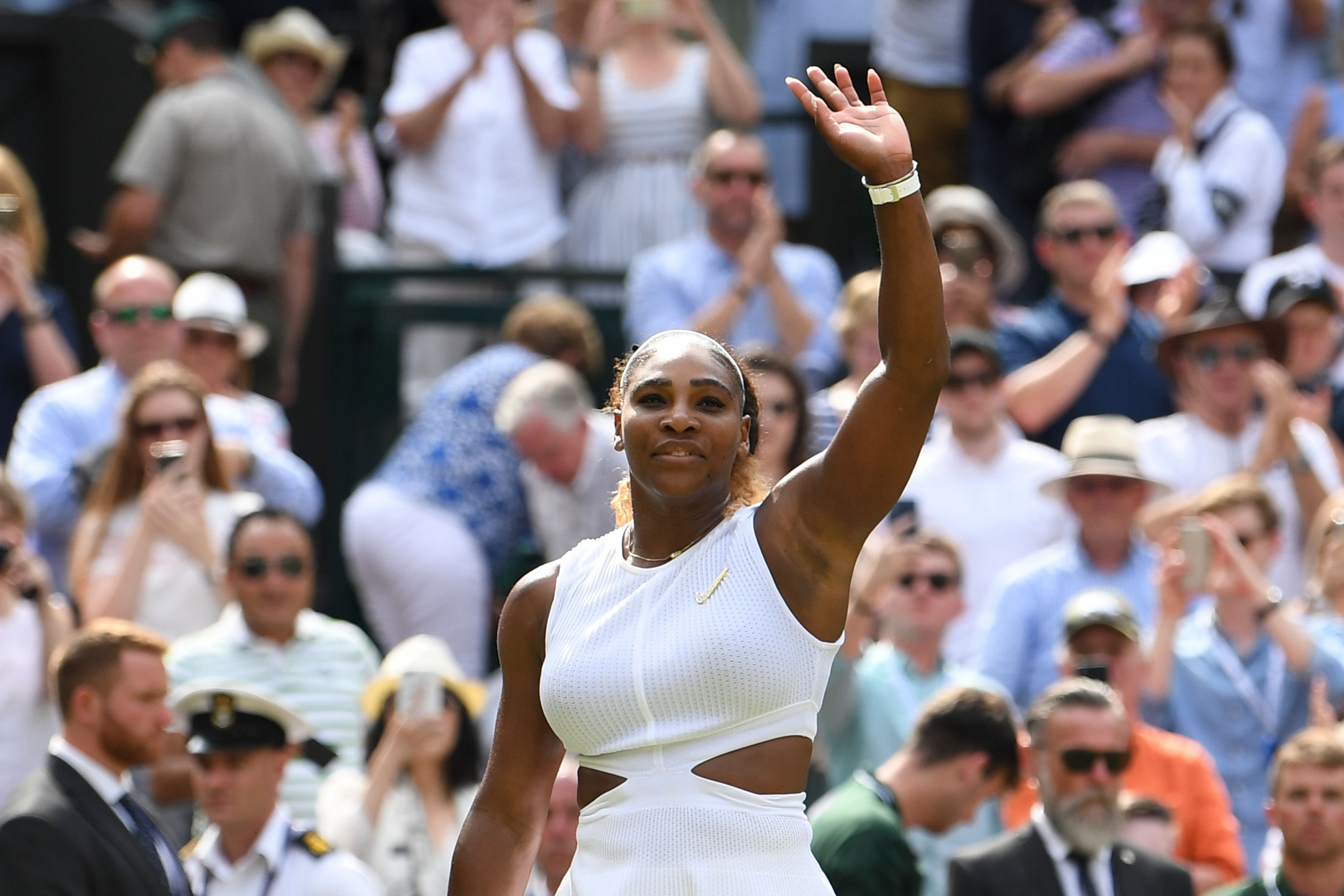 The other women's singles finalist is seven-times champion Serena Williams, who comprehensively beat Czech Republic's Barbora Strýcová ©Getty Images