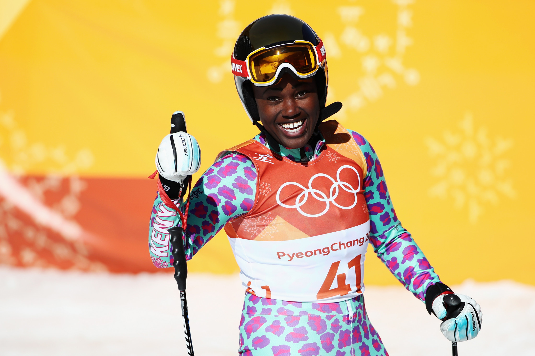 Alpine skier Sabrina Wanjiku Simader has received a boost in her bid to compete at the 2022 Winter Olympics in Beijing ©Getty Images