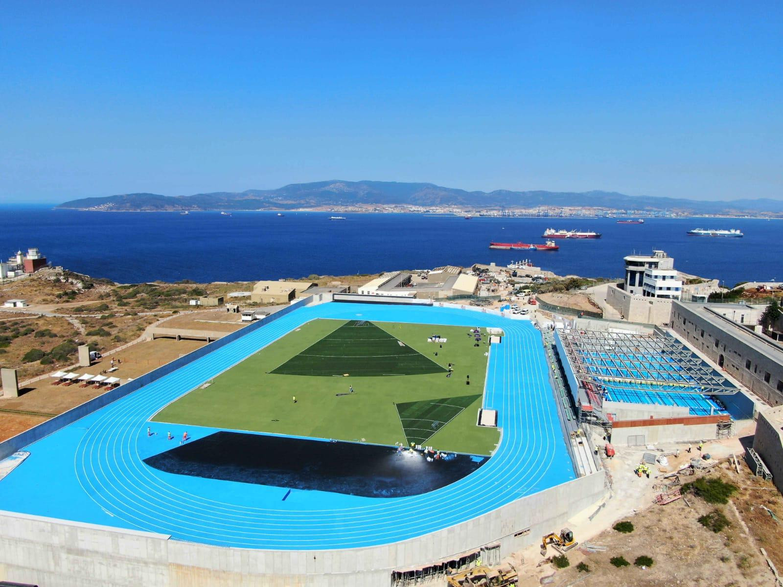 Gibraltar possesses a spectacular location for the athletics competition ©IIGA/Twitter