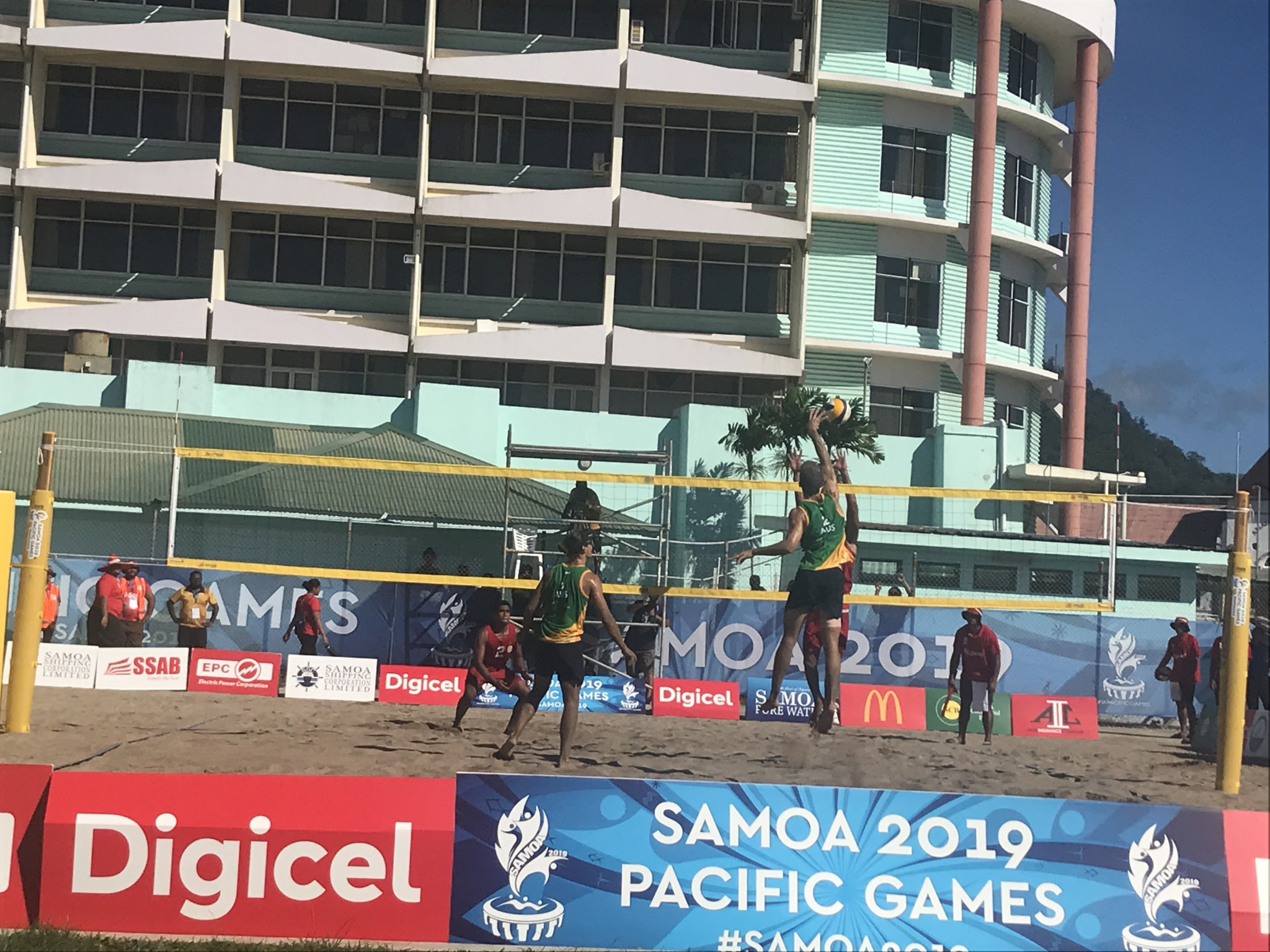 Australia claimed victory in the men’s beach volleyball at the 2019 Pacific Games ©Matthew Smith