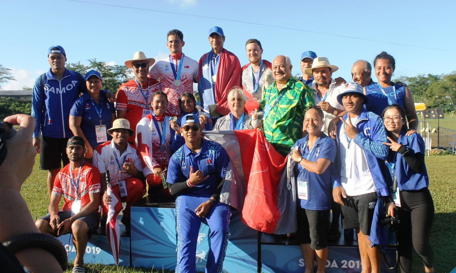 The final day of competition in the archery saw no less than 18 medals handed out ©Samoa 2019