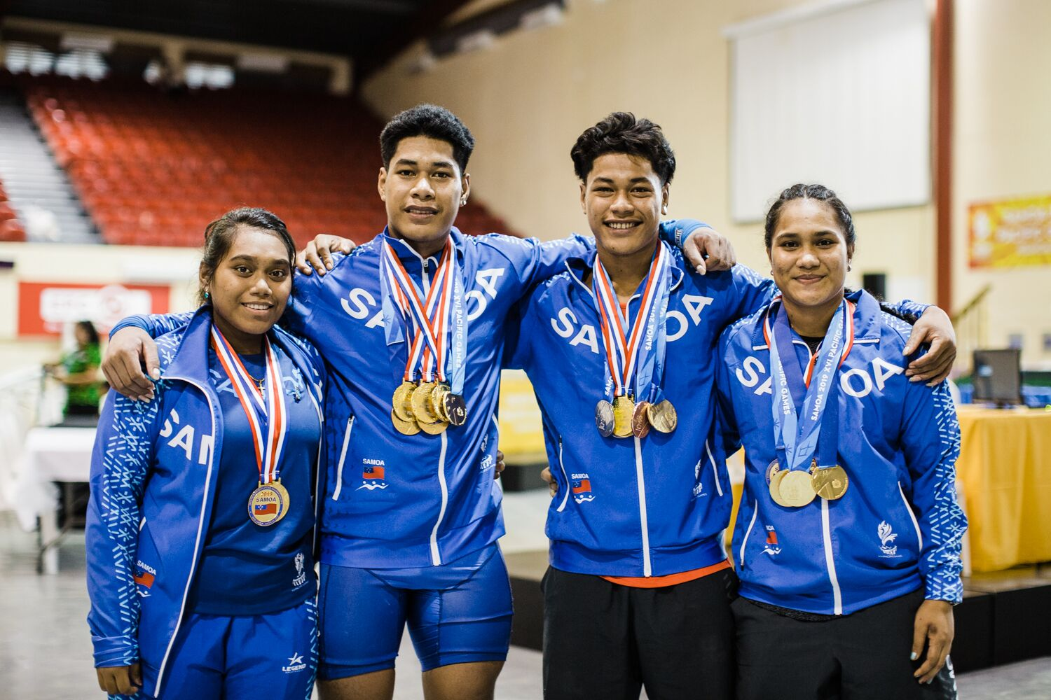 World junior champion delights home crowd with triple Samoa 2019 weightlifting gold