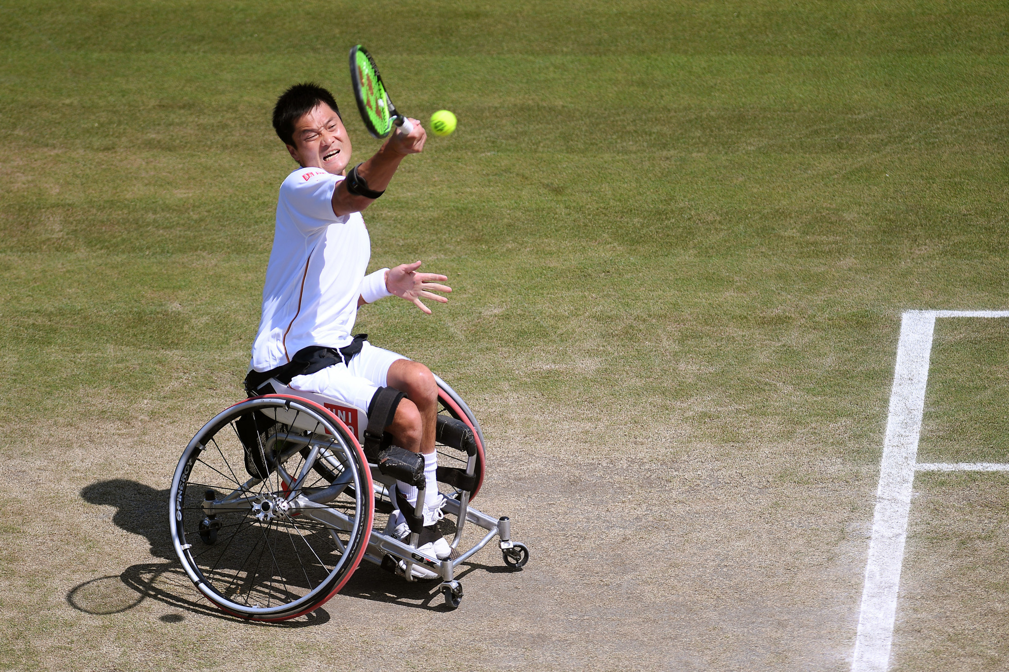 Japan's Shingo Kunieda is one win away from his first Wimbledon title ©Getty Images