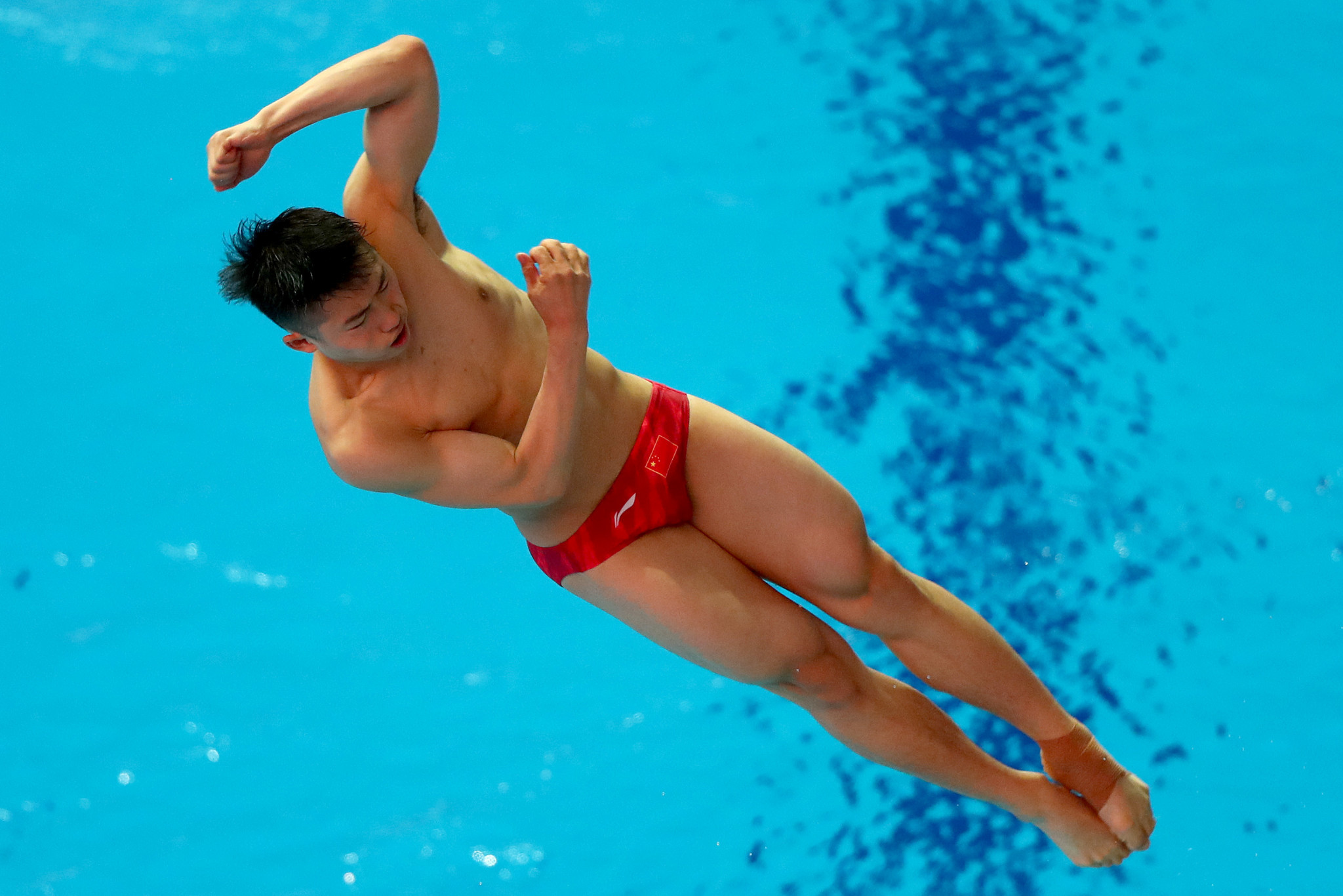 Chinese divers, including Wang Zongyuan, were in excellent form as the men’s and women’s one metre springboard preliminaries took place on the opening day of the World Aquatics Championships in Gwangju in South Korea ©Getty Images